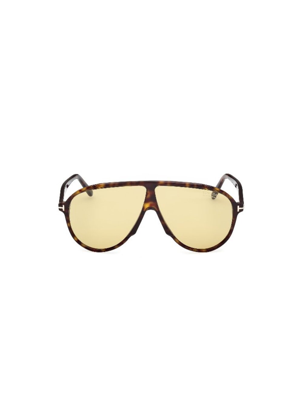 New Tom Ford Men's Sunglasses Havana Aviator Multicolor Lens Injected Frame 52E